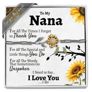 (ALMOST Sold Out) Nana Thank you Enchanted Sunflower - Love You This Much